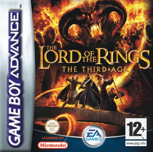 Lord of the Rings: Nakatsu Kuni Daisanki box art for GameBoy Advance